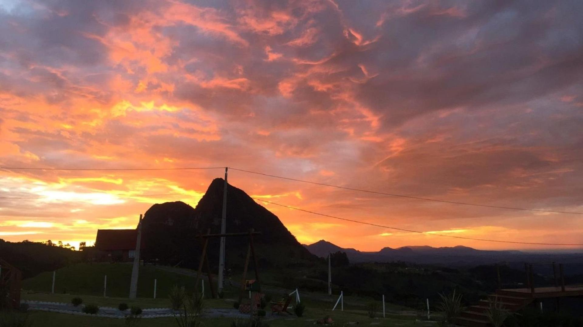 Refúgio Serra da Tartaruga Alfredo Wagner Bagian luar foto